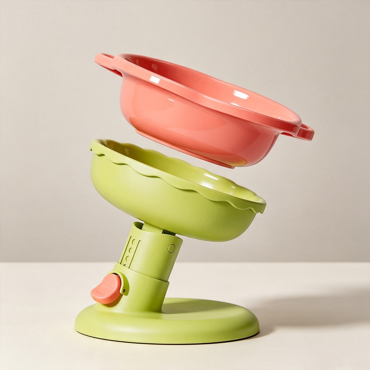 Adjustable Elevated Ceramic Cat Bowl