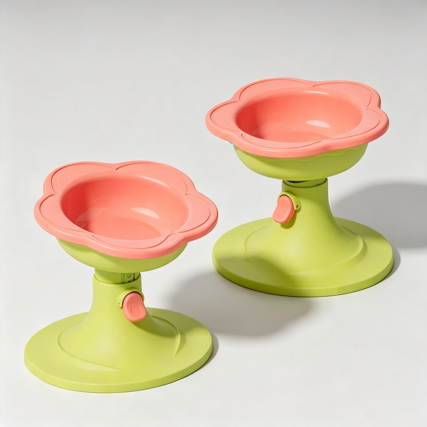 Adjustable Elevated Ceramic Cat Bowl