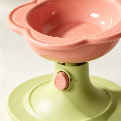 Adjustable Elevated Ceramic Cat Bowl