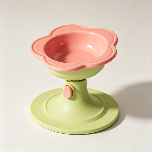 Adjustable Elevated Ceramic Cat Bowl