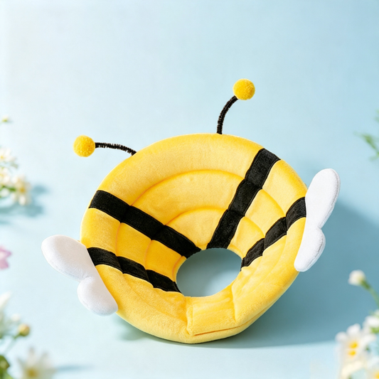 Cute Bee Soft Recovery Collar for Cats