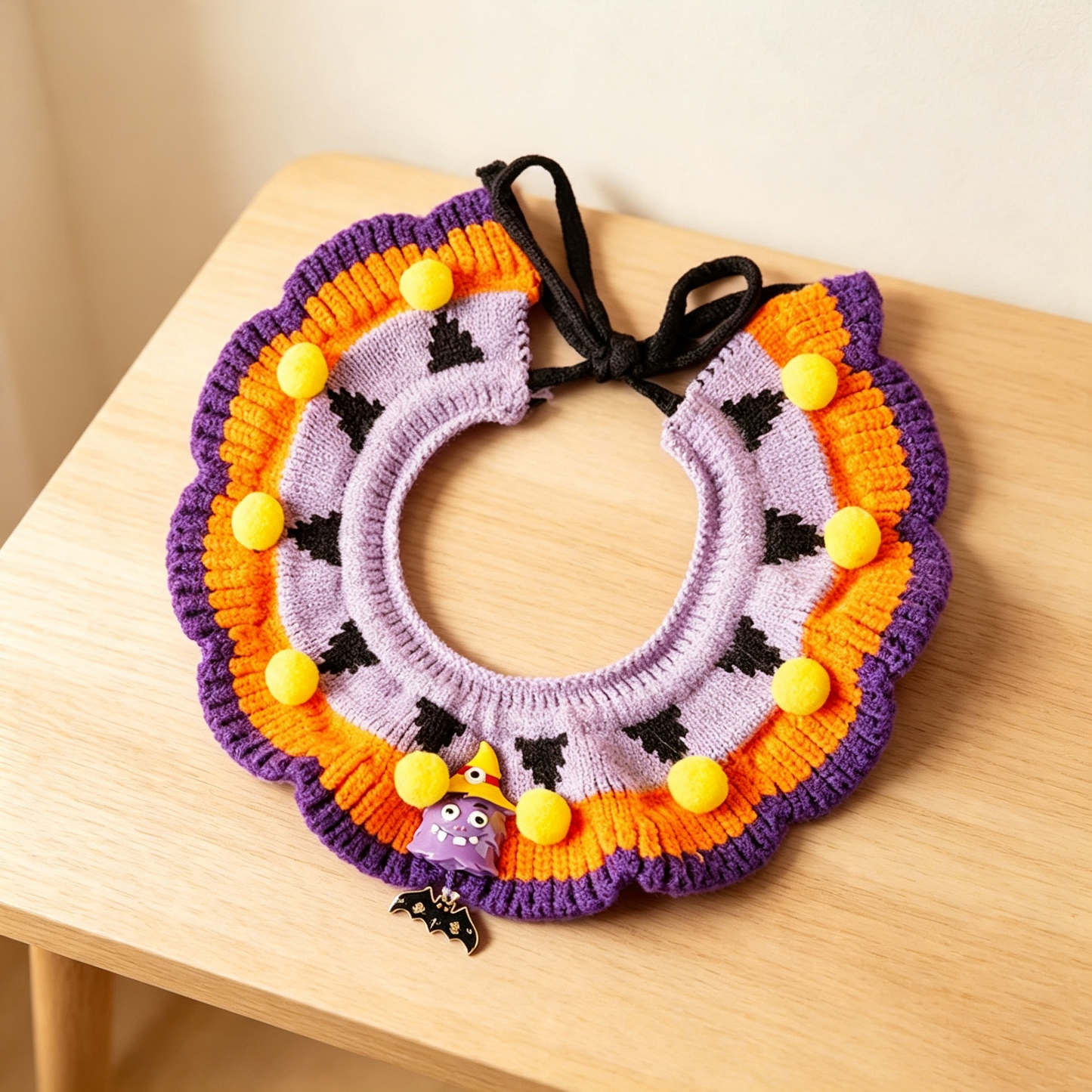 Halloween Pet Knitted Collar