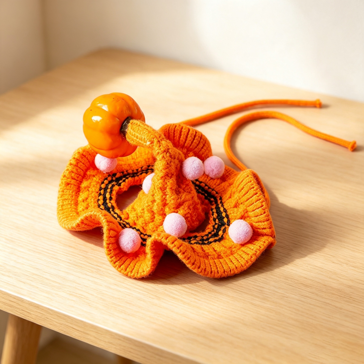 Halloween Pet Knitted Collar