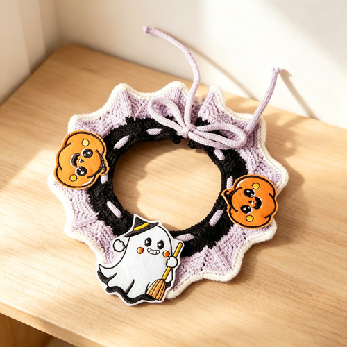 Halloween Pet Knitted Collar