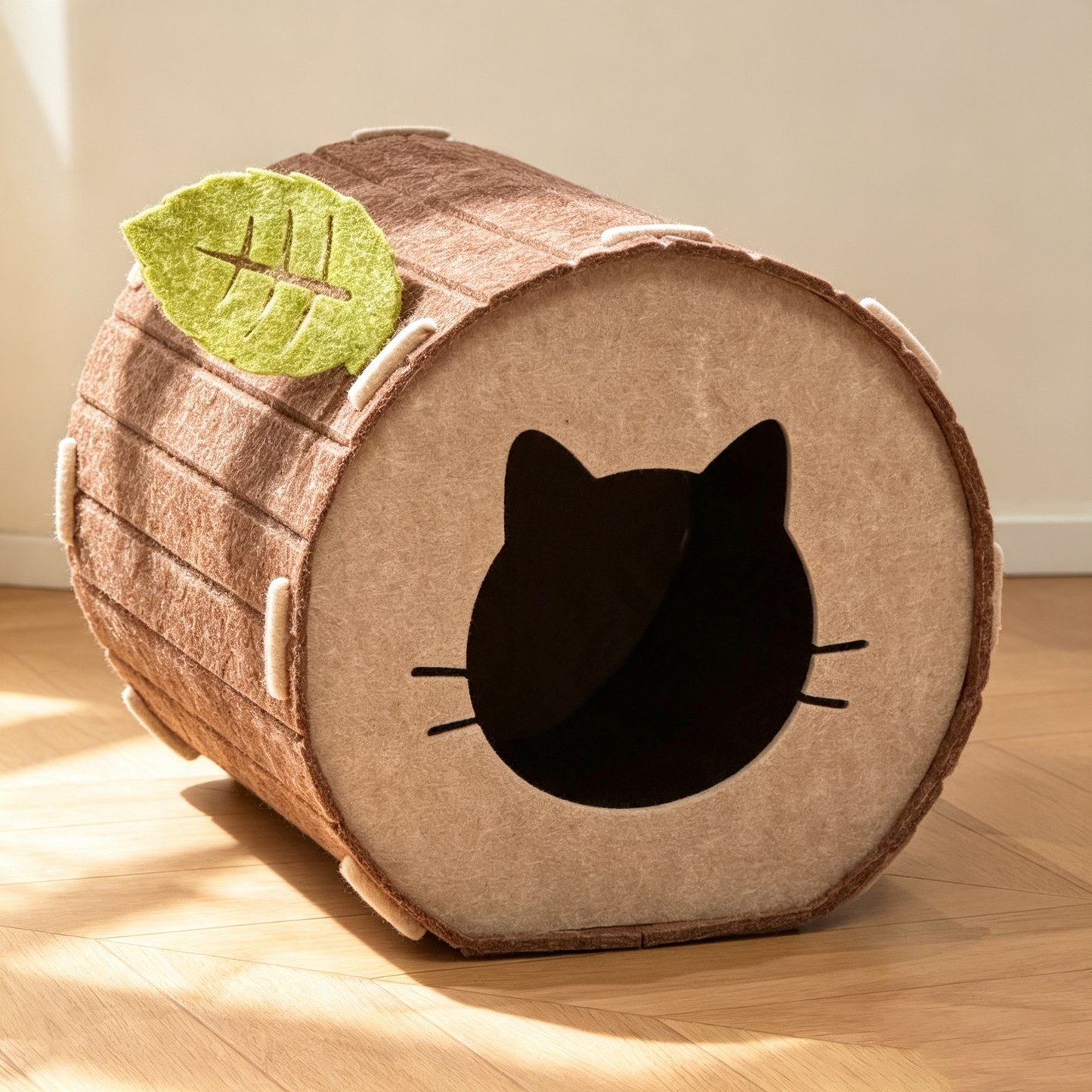 Tree Stump Cat Cave Bed