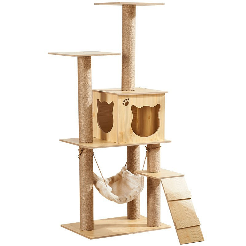 Wood Cat Tree Tower