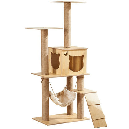 Wood Cat Tree Tower