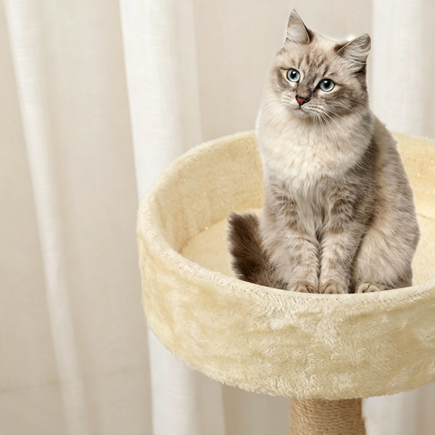 Wood Cat Tree Tower